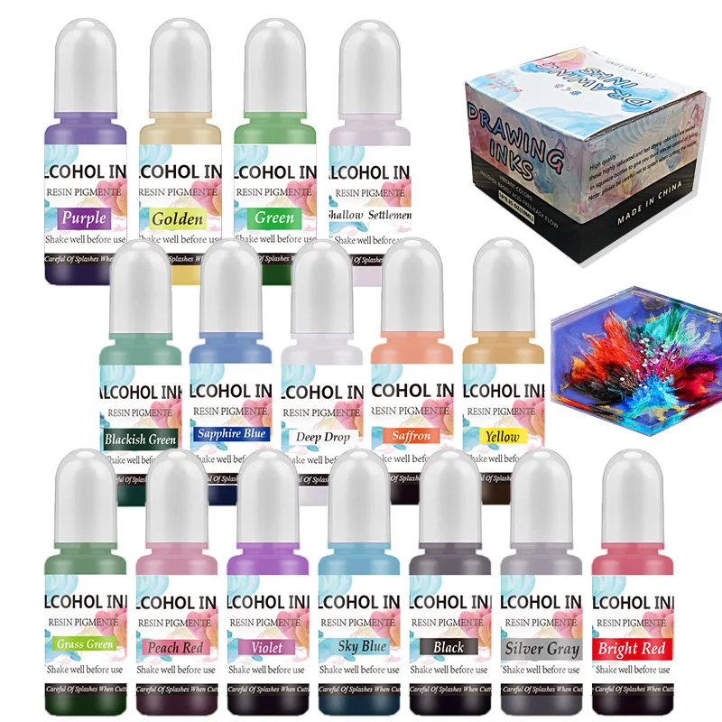 Epoxy Uv Resin Kit - Set di pigmenti colorati per resina