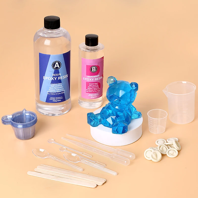Mixing Cup Silicone - Kit in resina epossidica cristallina, facile