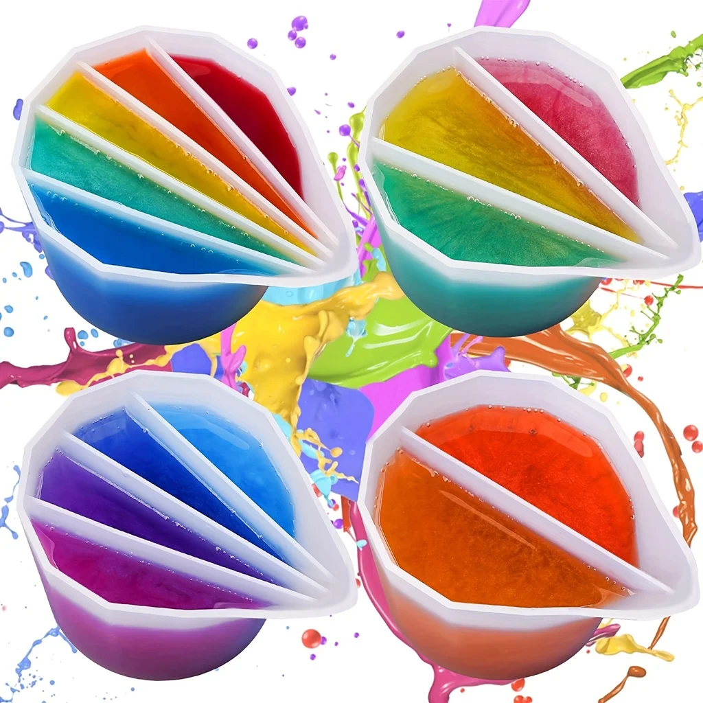 Mixing Cup Silicone - Tazza divisa per miscelazione dei colori