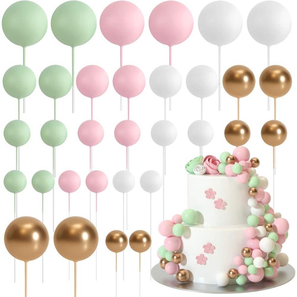 Gold Foil Flakes - 20 pezzi torta di buon compleanno