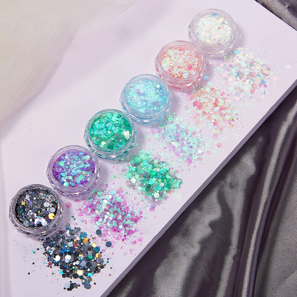 6 colori/set resina scintillan - Resin Glitter Pack recensione e prezzo