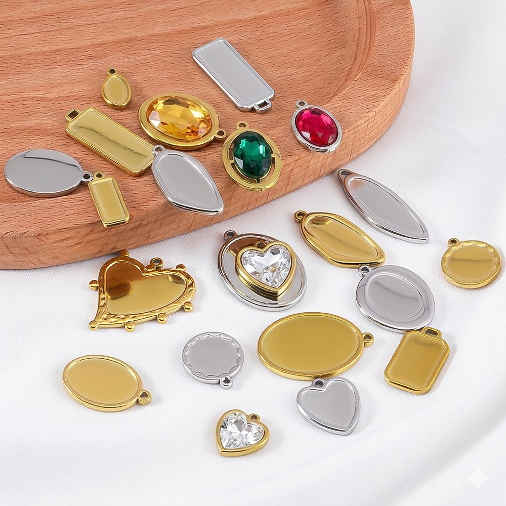 5 pz. o 1 pz. Base per ciondol - Crafting Resin recensione e prezzo