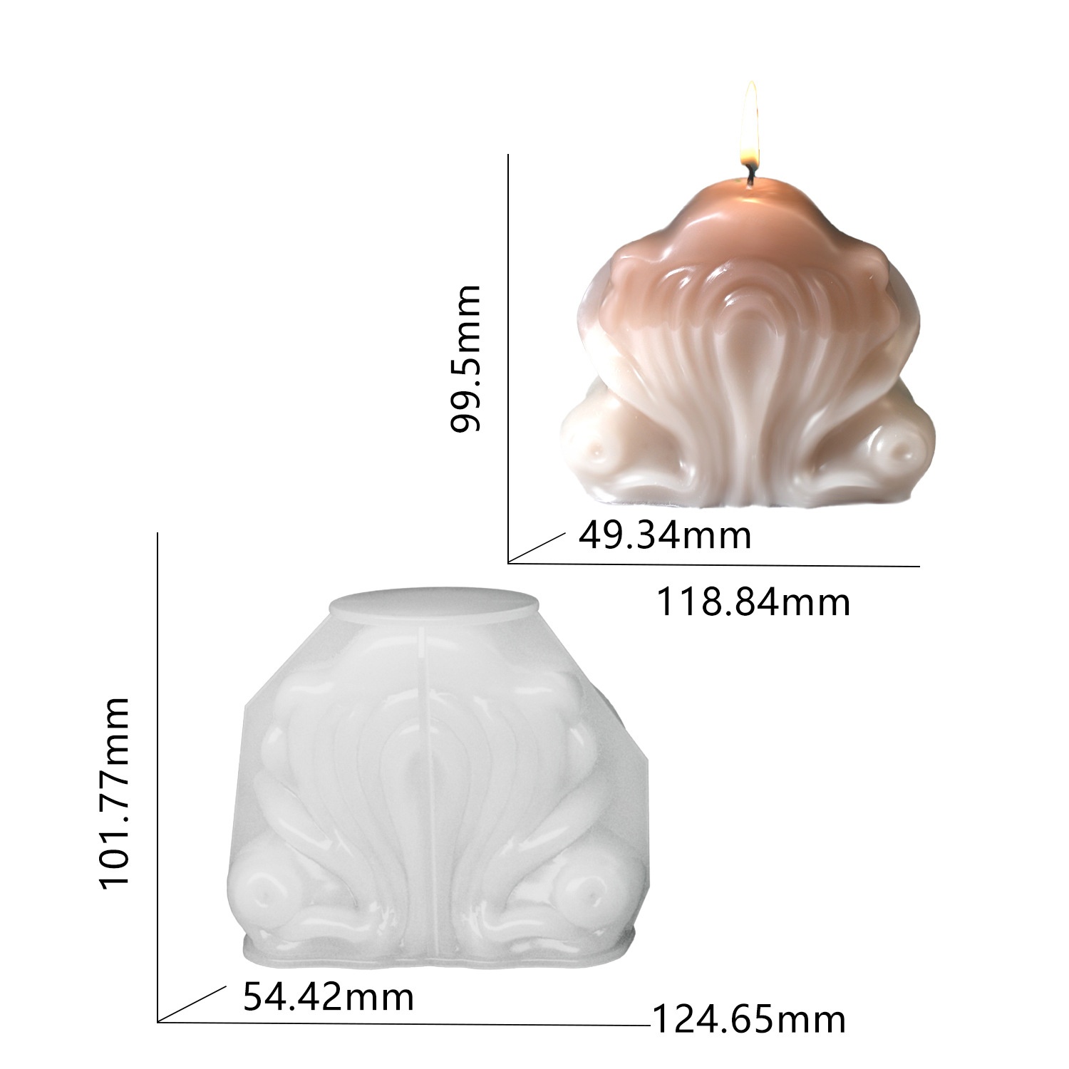 Stampo in Silicone a Forma di  - Resin Ocean Wave Mold recensione e prezzo