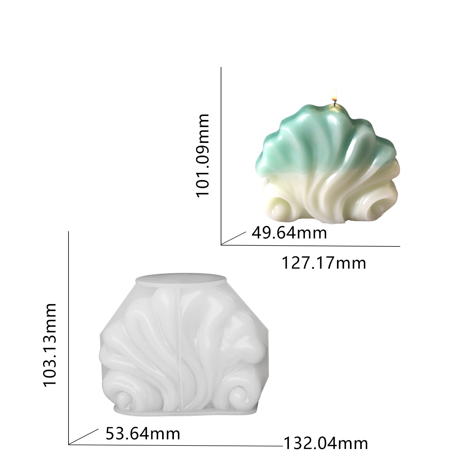 Stampo in Silicone a Forma di  - Resin Ocean Wave Mold recensione e prezzo