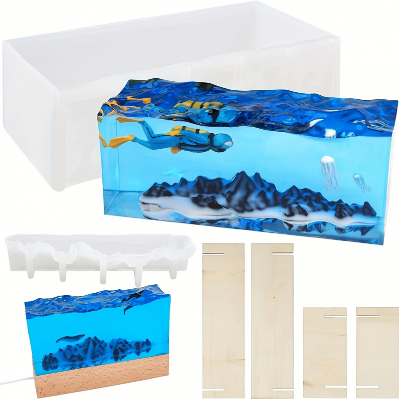 1 Set di Stampi in Resina Onda - Resin Ocean Wave Mold recensione e prezzo