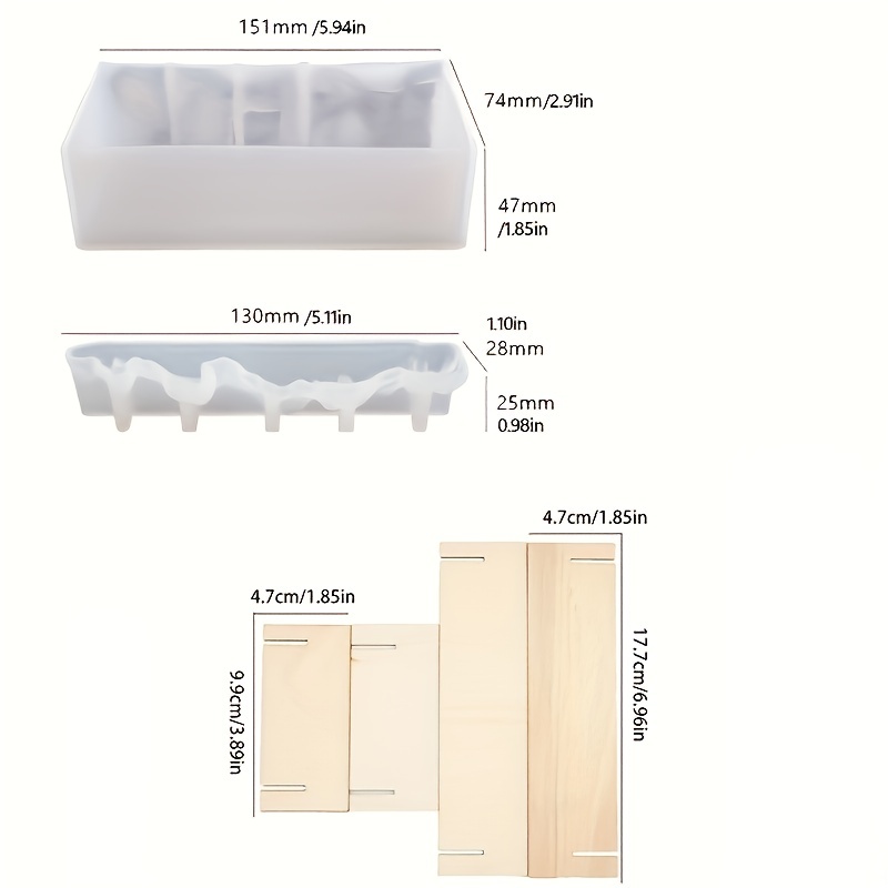 1 Set di Stampi in Resina Onda - Resin Ocean Wave Mold recensione e prezzo